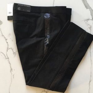 Banana Republic Tuxedo Sequin Ankle Pant